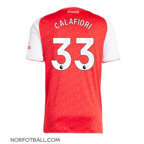 Billige Fotballdrakt Arsenal Riccardo Calafiori #33 Replika Hjemmedrakt 2025-26 Kortermet Billige Fotballdrakt Arsenal Riccardo Calafiori #33 Replika Hjemmedrakt 2025-26 Kortermet